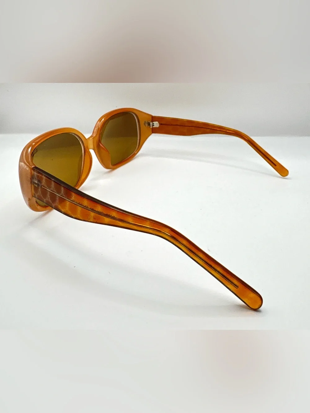 S629 Brown Oval Sunglasses Frames Only